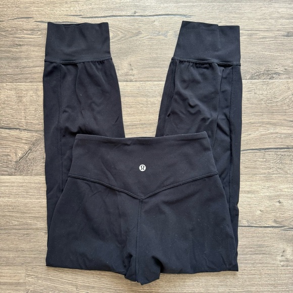 Lululemon Yoga Align High Rise Black Joggers size 2 Women W6ATAS - Picture 16 of 16